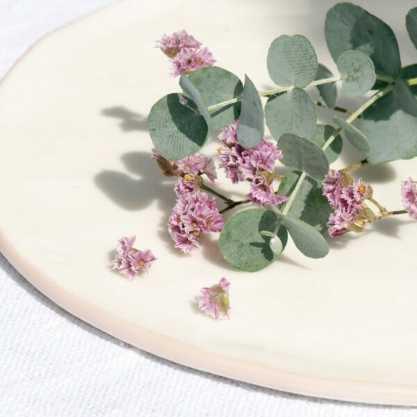 assiettes en porcelaine fabriquées à la main à bordeaux - assiette ceramique Bordeaux HYMY