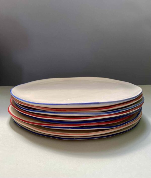 assiette plate en ceramique Hymy